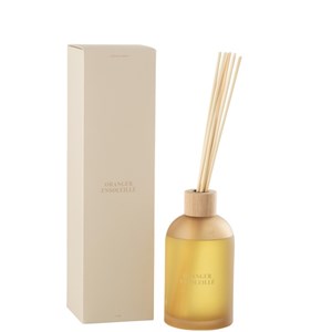 Diffuseur paraffine jaune h.35.5cm