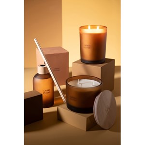 Diffuseur paraffine jaune h.27.5cm