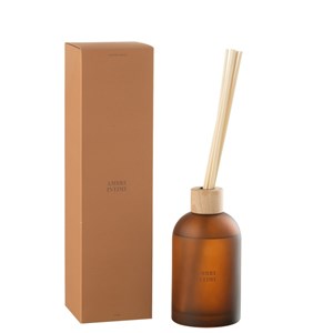 Diffuseur paraffine jaune h.35.5cm
