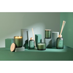 Diffuseur paraffine vert h.27.5cm