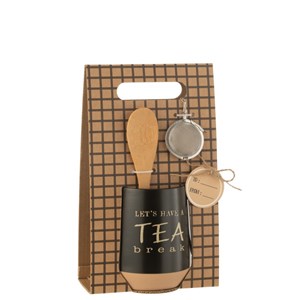 Tasse céramique noir h.23.8cm