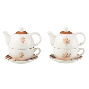 Set céramique marron h.14cm