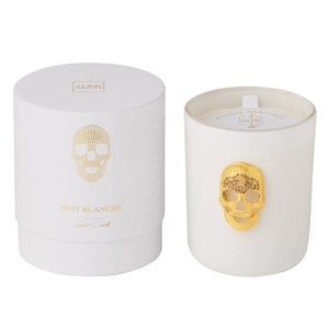 Bougie paraffine blanc h.13cm