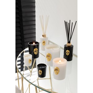 Bougie paraffine blanc h.13cm