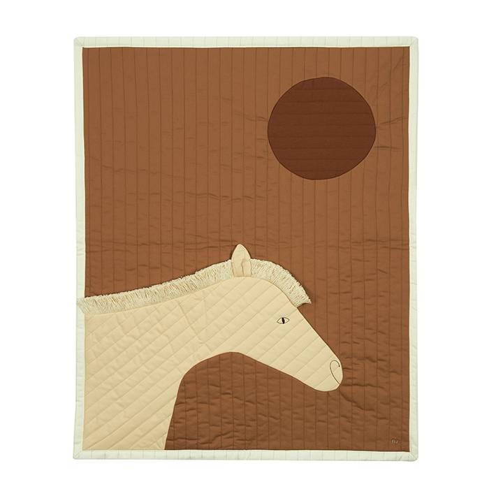 Nobodinoz plaid matelassé 73 x 95 cm cot