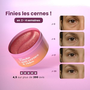 Patchs anti-cernes - 60 patchs (1 pot)