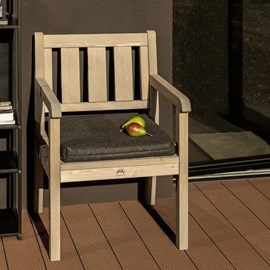 Petit banc de jardin bois – gris