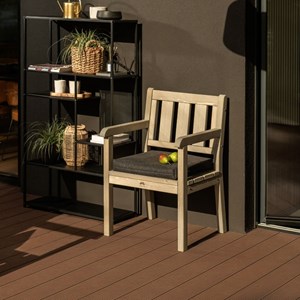 Petit banc de jardin bois – gris