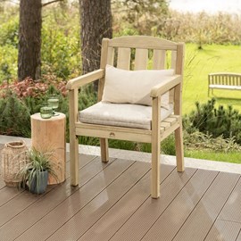 Chaise de jardin bois – vert