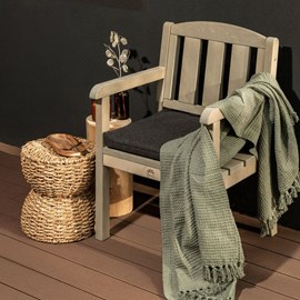 Chaise de jardin bois – gris