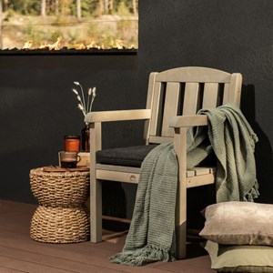 Chaise de jardin bois – gris