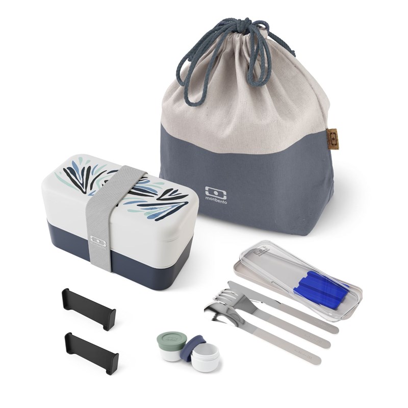 Set repas lunch box rectangle 1l nordic