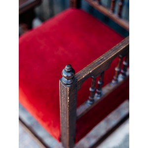 Ernest, le fauteuil d'angle rouge n°525