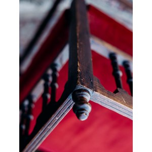 Ernest, le fauteuil d'angle rouge n°525