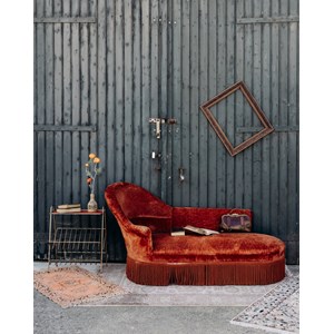 Martine, la banquette en velours n°24