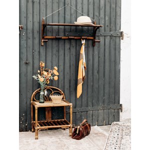 Odile, la table de chevet en rotin n°517