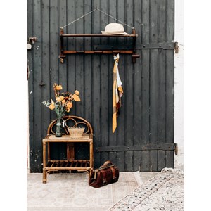 Odile, la table de chevet en rotin n°517