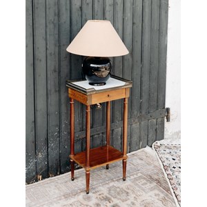 Odile, le chevet en bois et marbre n°510