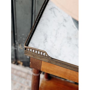 Odile, le chevet en bois et marbre n°510