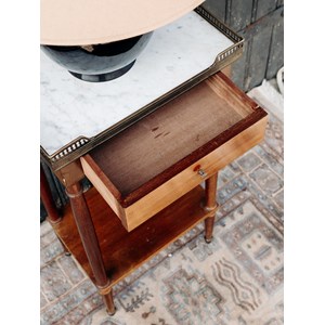 Odile, le chevet en bois et marbre n°510