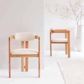 Chaise en mindy et bouclette (lot de 2)