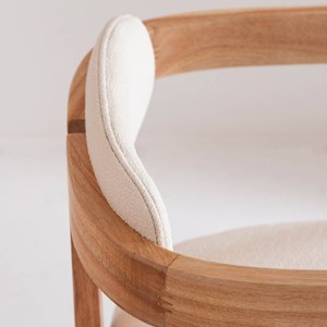 Chaise en mindy et bouclette (lot de 2)