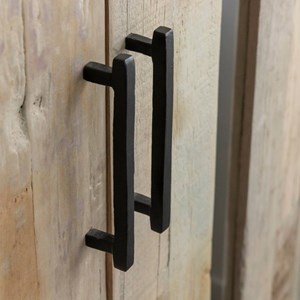 Vitrine bois recyclé et manguier