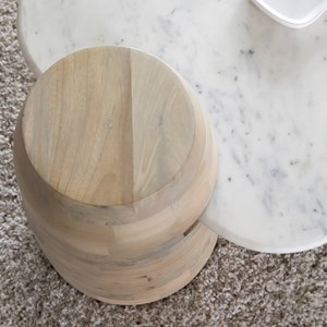 Table basse manguier marbre