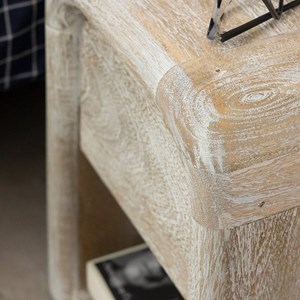 Table de chevet bois manguier
