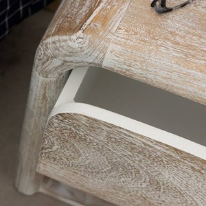 Table de chevet bois manguier