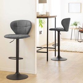 Chaise de bar pied central réglable