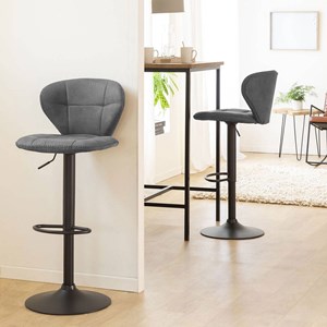 Chaise de bar pied central réglable