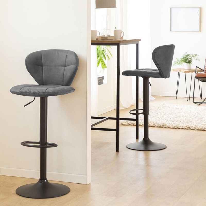 Chaise de bar pied central réglable