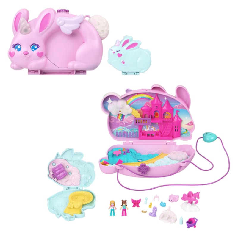 Polly pocket ? coffret 2 en 1 lapin