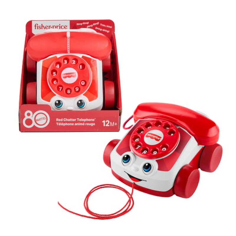 Fisher-price ? téléphone anime rouge