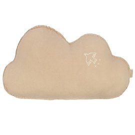 Nobodinoz coussin 50 x 28 cm brodé lin f