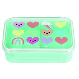 Bento - coeur et arc-en-ciel