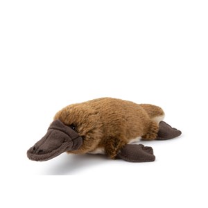 Peluche wwf ornithorynque marron - 22 cm
