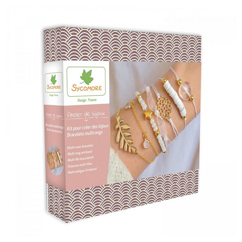 Atelier de bijoux - bracelets multirangs