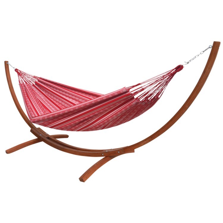 Hamac sur pied latino xl poligono rojo