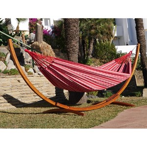 Hamac sur pied latino xl poligono rojo