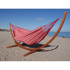 Hamac sur pied latino xl poligono rojo