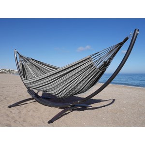 Hamac sur pied azteka xl poligono noir