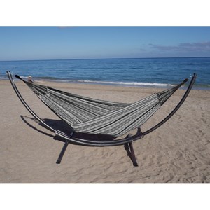 Hamac sur pied azteka xl poligono noir