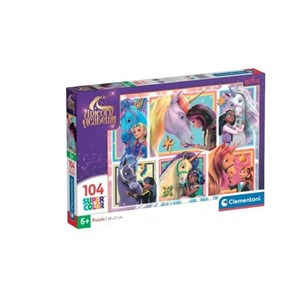 Puzzle 104 pièces clementoni unicorn aca