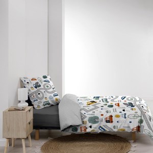 {housse de couette 140x200 + 1 taie
