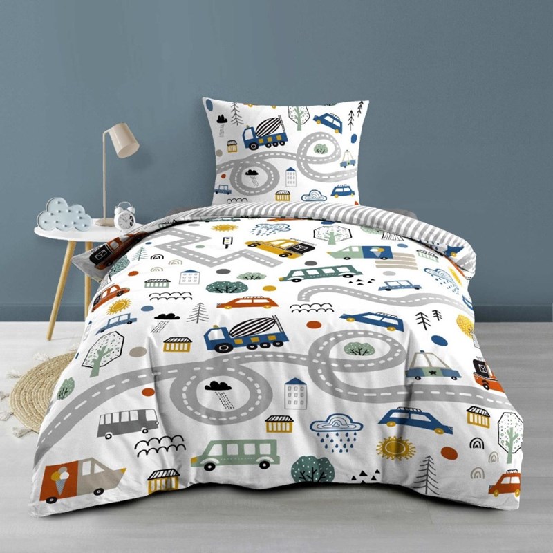 {housse de couette 140x200 + 1 taie