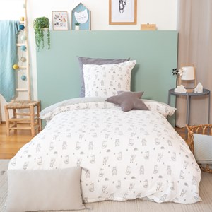 Housse de couette 140x200 + 1 taie