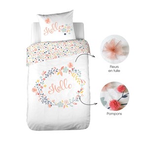 Housse de couette 140x200 + 1 taie