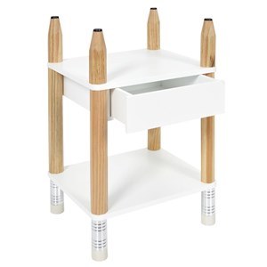 Table de chevet crayon